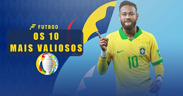 Os 10 Jogadores mais valiosos da Copa América 2021