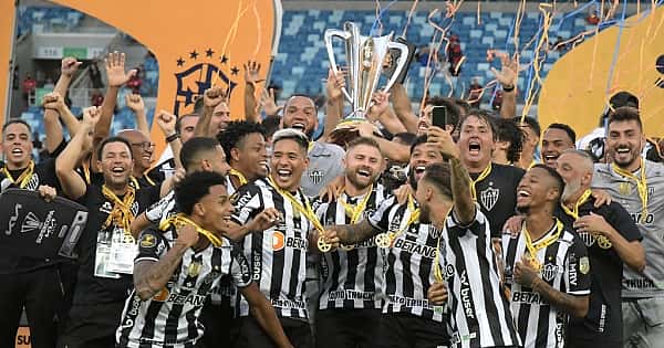 As melhores imagens do título do Atlético-MG na Supercopa do Brasil 