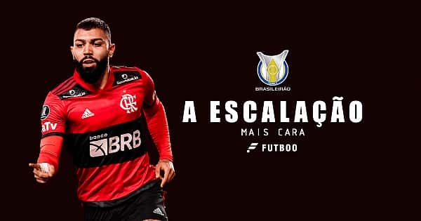 A escalação mais cara com jogadores do Brasileirão 2022