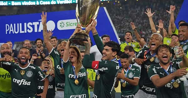 As melhores imagens do título do Palmeiras no Paulistão 2022