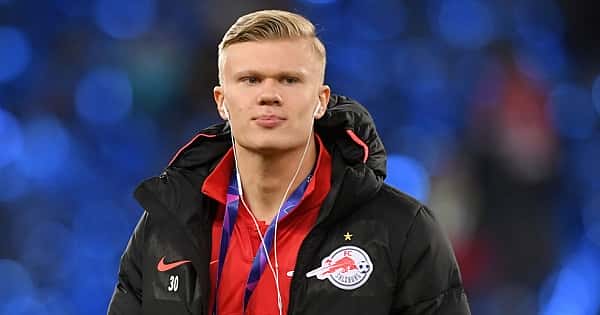 A evolução do valor de mercado de Erling Haaland