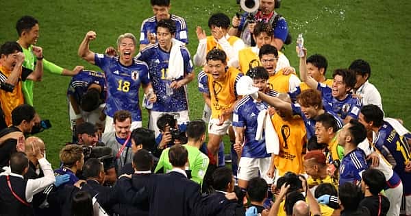 As melhores imagens da vitória do Japão sobre a Alemanha