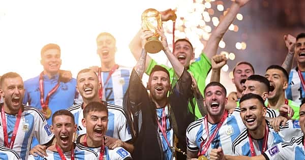 As melhores imagens do tri da Argentina na Copa do Mundo