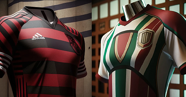 Libertadores 2023: veja versões futuristas das camisas dos times brasileiros na competição