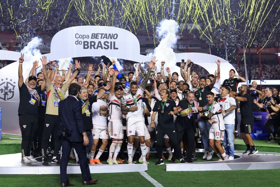 São Paulo vence Copa do Brasil e leva R$ 90 milhões