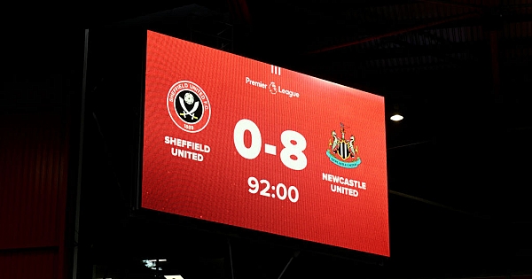 Newcastle protagoniza a quinta maior goleada da história da Premier League, veja as imagens 