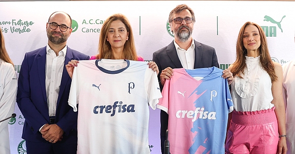 Palmeiras lança uniformes em apoio ao Outubro Rosa e Novembro Azul