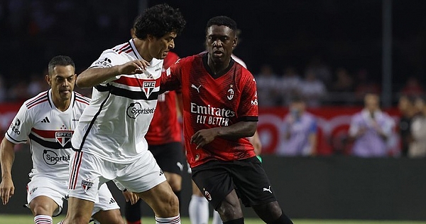 São Paulo goleia Milan em jogo festivo; Veja as imagens