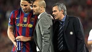 O que Mourinho sussurrou para Guardiola? Apareceu