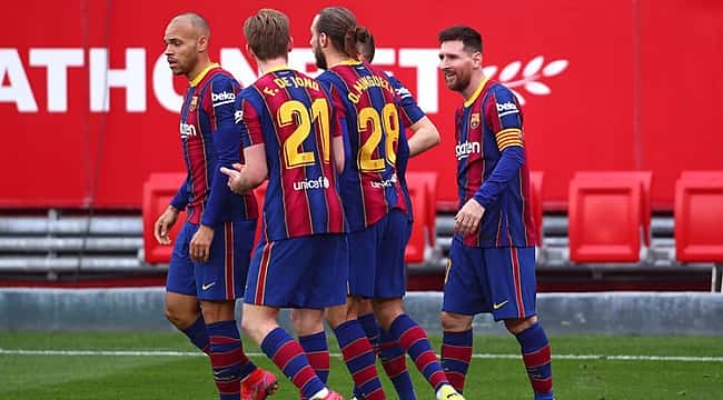 O Barcelona ultrapassou o canto crítico com Messi e Dembele!