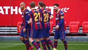 O Barcelona ultrapassou o canto crítico com Messi e Dembele!