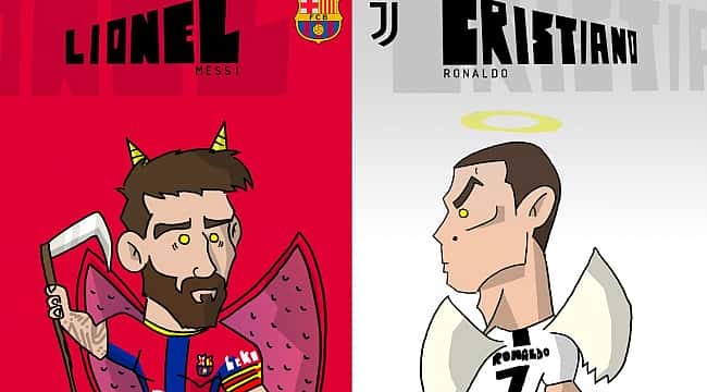 A batalha esperada: Ronaldo e Messi