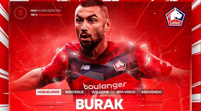 Burak Yılmaz está oficialmente em Lille!