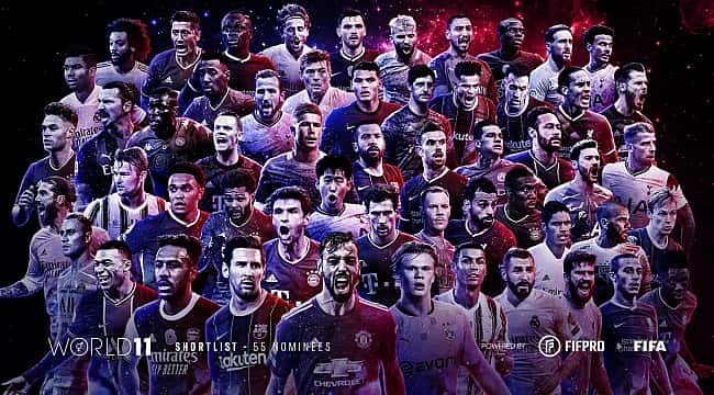 Lista FIFA de 55 pessoas para os 11 do ano! Ao melhor ...