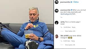 Instagram fica bem em você Jose Mourinho!