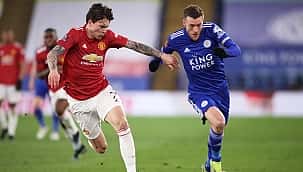 Leicester com tchau! 3 gols para o Manchester ...