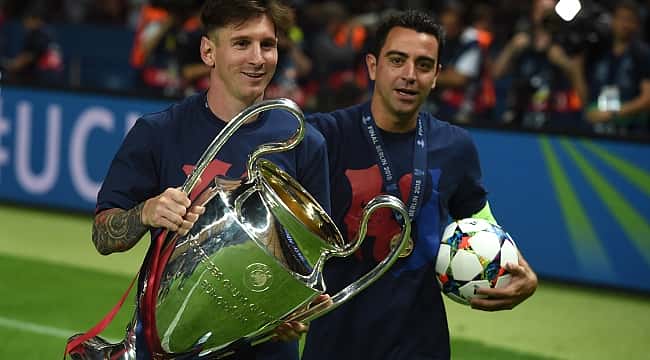 Lionel Messi fez história mais uma vez! Pegou Xavi