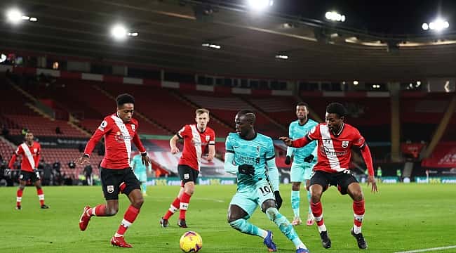 Liverpool parou, Soton não perdoou! Já passaram 180 minutos