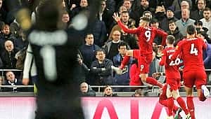 O Liverpool não conseguiu impedir o Tottenham
