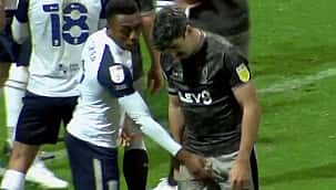 Um controle estranho na partida!