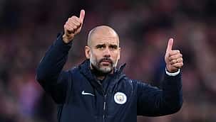Cara. A cidade anunciou Pep Guardiola!