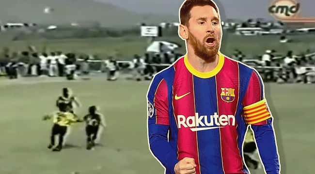 Messi, de 8 anos! Ninguém pode parar