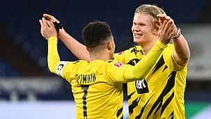 Haaland mostra e soma 4 gols no clássico do Ruhr!