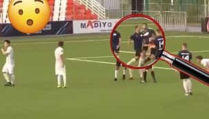 Evento de luta na Rússia! Derrubou o árbitro