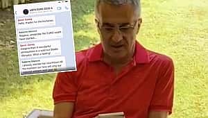 Şenol Güneş e grupo WhatsApp
