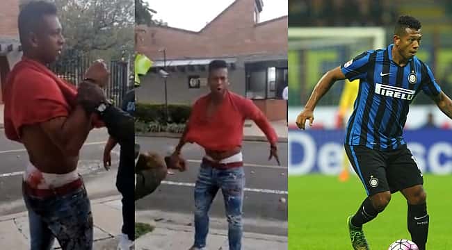 Fredy Guarin coberto de sangue! Levado sob custódia