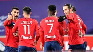 Yusuf Yazıcı marcou, Lille chegou ao topo!
