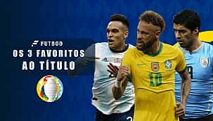 As seleções favoritas ao título da Copa América