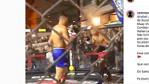 BRUTAL! Em evento de Muay Thai, lutador dá "voleio" e nocauteia oponente