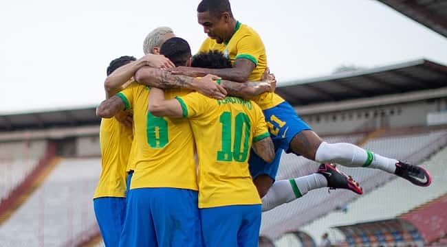 Com pintura de Arana e dois gols de Pedro, Seleção Olímpica vence a Sérvia sub-21