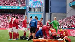 Christian Eriksen se recupera bem após sofrer parada cardíaca em campo 