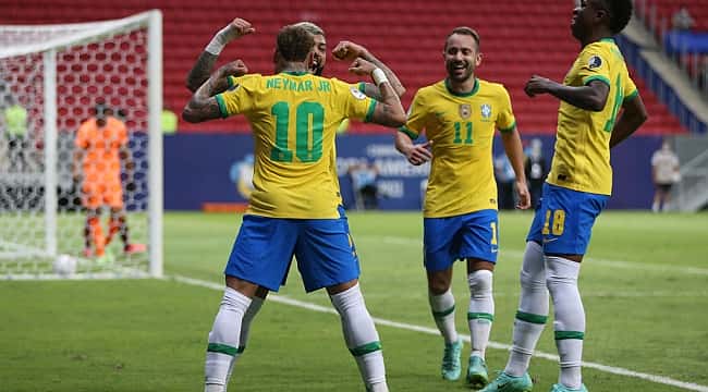 Neymar se iguala a Ronaldo, e Brasil vence Venezuela na estreia da Copa América