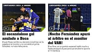 Argentinos detonam juiz após Boca x Atlético-MG