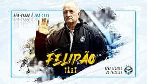 Novo técnico na área: Felipão tem a missão de tirar Grêmio do buraco 