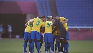 Seleção Olímpica vacila e sai bronca com a arbitragem 