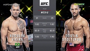 UFC Vegas 31: Rodolfo Vieira mostra evolução na trocação e finaliza Stoltzfus