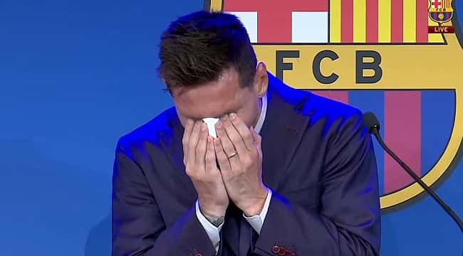 A emocionante despedida de Messi do Barcelona