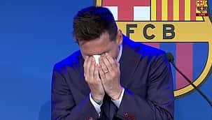 A emocionante despedida de Messi do Barcelona