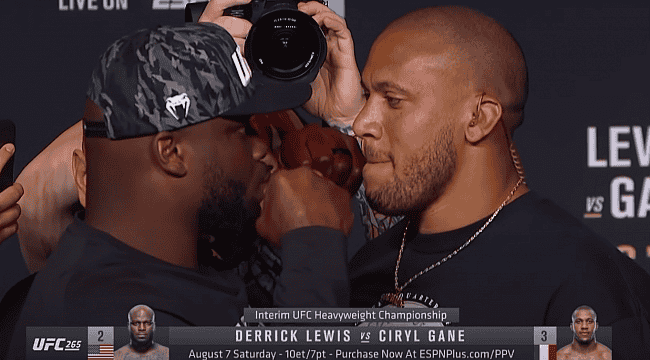 VÍDEO: Assista as encaradas do UFC 265
