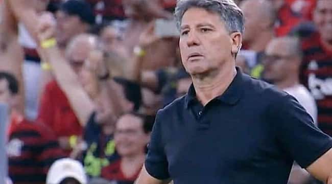 Renato Gaúcho vira piada na web após goleada do Internacional sobre o Flamengo