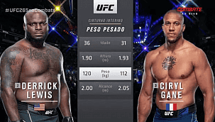 UFC 265: Gane nocauteia Lewis e conquista o cinturão interino dos pesados; veja os resultados