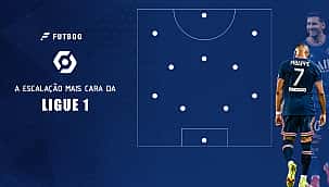 A escalação mais cara com jogadores da Ligue 1