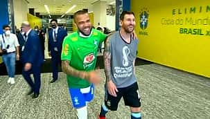 Brasil x Argentina: Resenha de Dani Alves e Messi em meio "ao caos" viraliza na web; veja os memes!