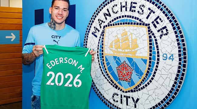 Ederson renova com o Manchester City até 2026