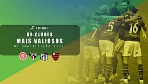 Os clubes mais valiosos do Brasileirão 2021