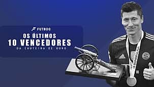 Os últimos 10 vencedores da Chuteira de Ouro